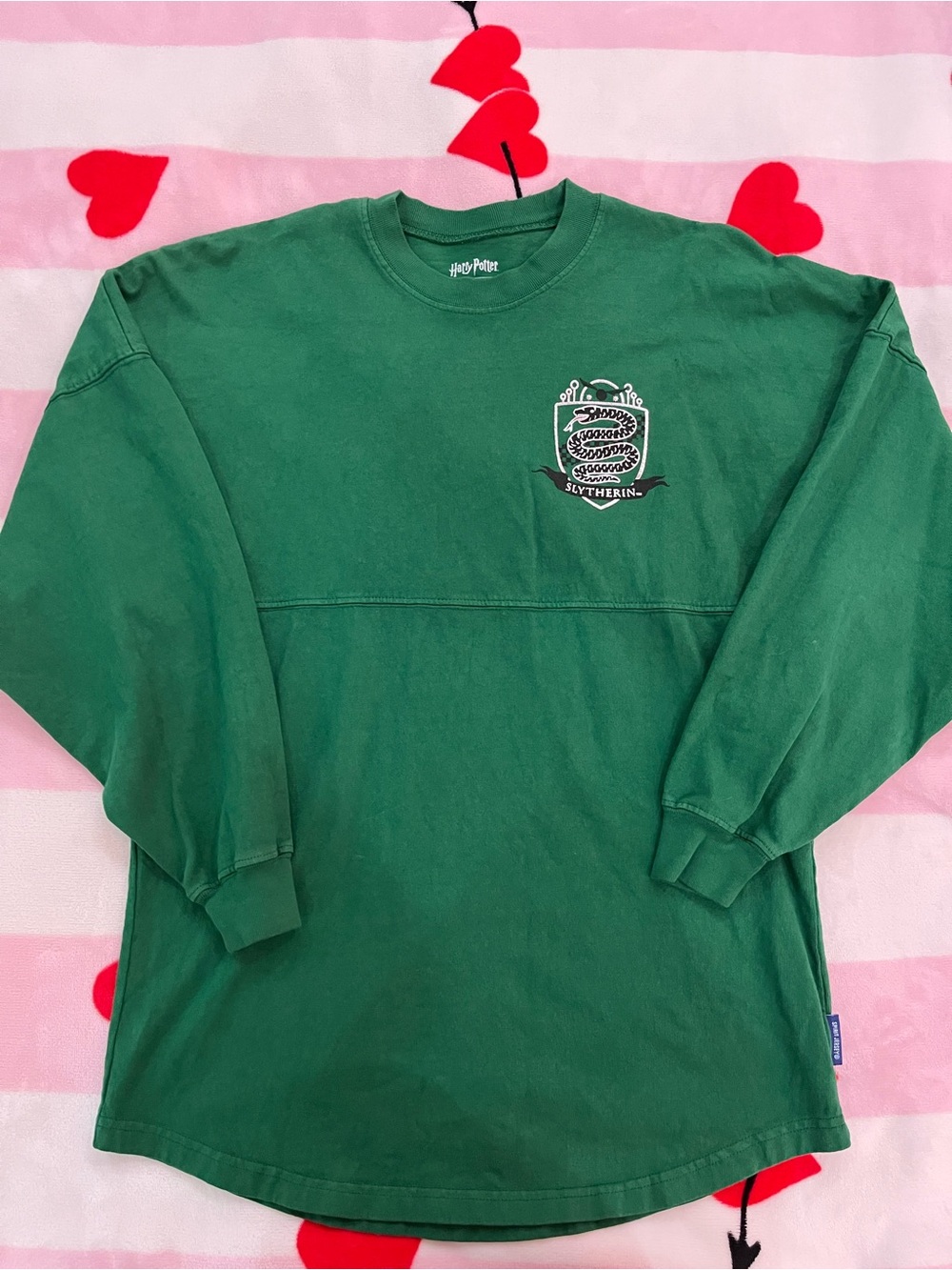 Harry Potter Slytherin Green Crewneck Sweatshirt